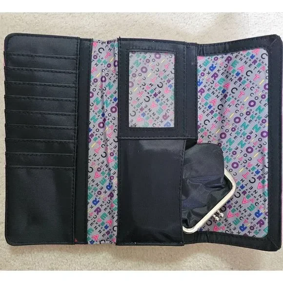 #101 Kenneth Cole Reaction envelope wallet, pink - Picture 3 of 9